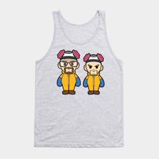 Walter White and Jesse Pinkman Chibi Tank Top